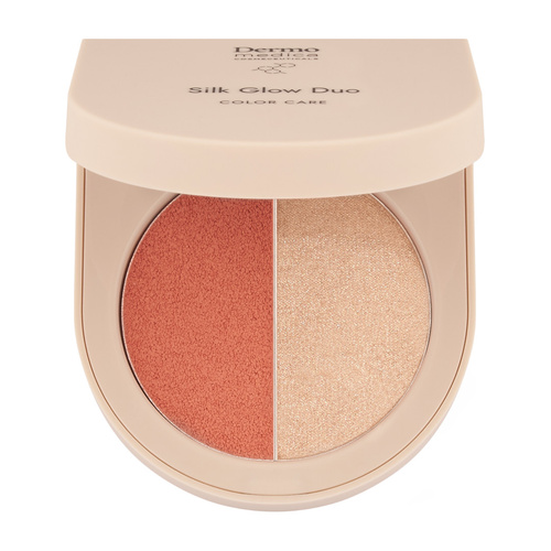 Dermomedica Silk Glow Duo - Róż z Rozświetlaczem w Kompakcie 5,2g