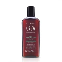 American Crew 3-in-1 Chamomile + Pine Szampon, Odżywka i Żel pod Prysznic 250ml