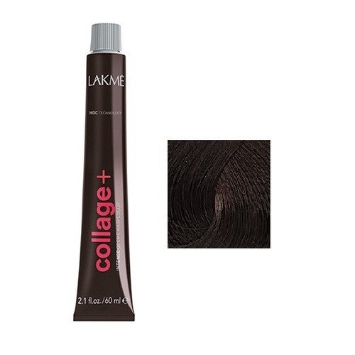 Lakme Collage Farba Do Włosów Trwale Kryjąca 66/00 Intense Chestnut Dark Blonde 60ml