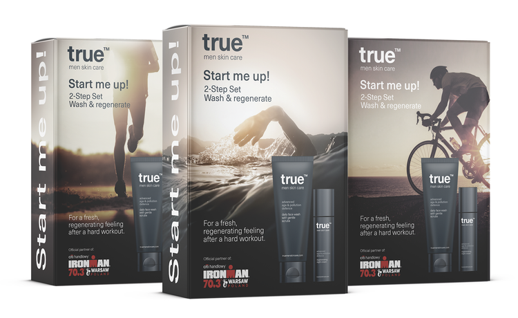 True™ Start Me Up! Zestaw Regenerujący Krem Na Noc + Żel Do Mycia Twarzy
