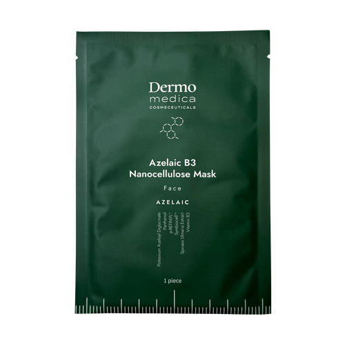 Dermomedica  Azelaic B3 Nanocellulose Mask- Nanocelulozowa Maska Terapeutyczna 1szt.