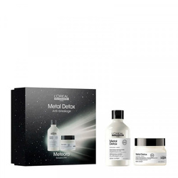 L'Oréal Professionnel Meteora Metal Detox Duo- Zestaw do Włosów Farbowanych i Zniszczonych Duo