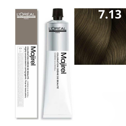 L'oreal Majirel Farba Do Włosów Permanentna 7.13 Blond Popielato-Złocisty 50ml