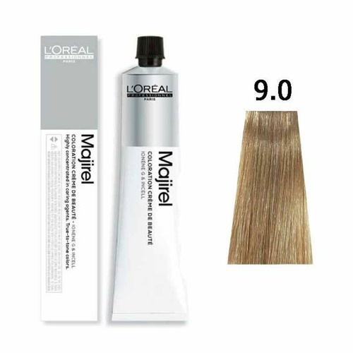 L'oreal Majirel Farba Do Włosów Permanentna 9.0 Bardzo Jasny Blond 50ml