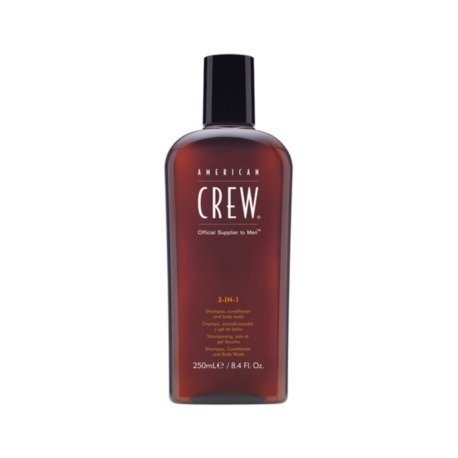 American Crew 3in1 Szampon+Odżywka+Żel 250ml