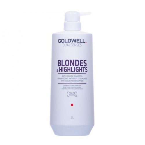 Goldwell Dualsenses Blondes & Highlights Anty Yellow Szampon Neutralizujący Do Włosów Blond 1000ml