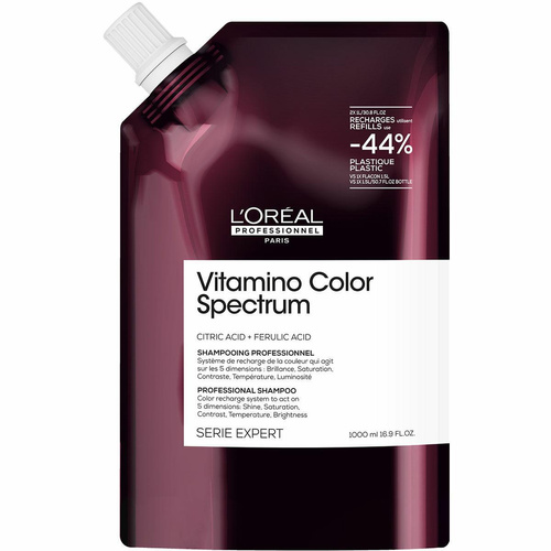 L'Oréal Professionnel Vitamino Color Spectrum- Szampon do Włosów Koloryzowanych i Rozjaśnianych Refill 1000ml