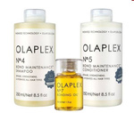 Zestaw Olaplex No.4 Bond Maintenance Shampoo 250ml,  Olaplex No.5 Bond Maintenance Conditioner 250ml, Olaplex No.7 Bonding Oil 30ml