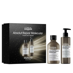 L'Oréal Professionnel Meteora Absolut Repair Molecular Duo- Regenerujący Zestaw Prezentowy do Włosów Zniszczonych Duo