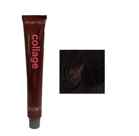 Lakme Collage Farba Do Włosów Trwale Kryjąca 4/50 Mahogany Medium Brown 60ml