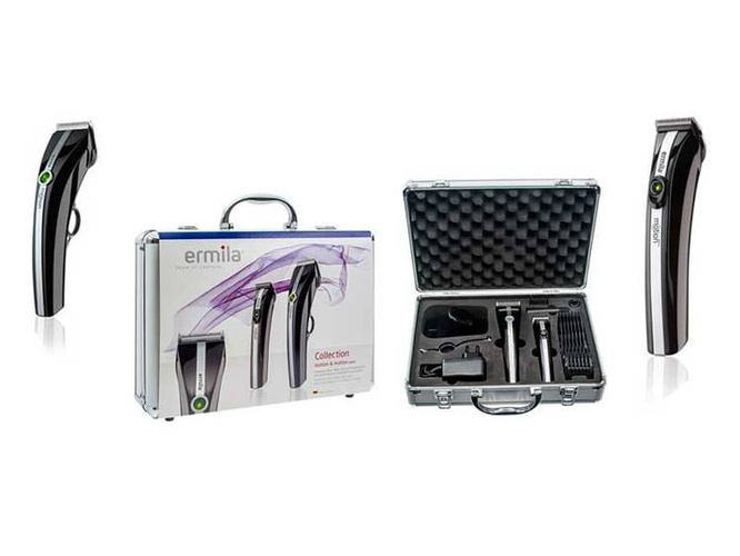 Zestaw Fryzjerski Maszynka Motion i Trymer Motion Nano W Walizce Ermila