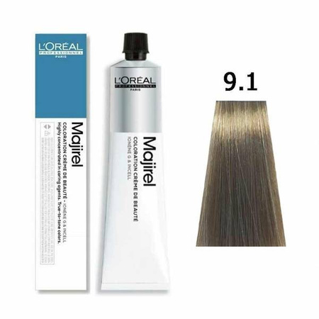 L'oreal Majirel Farba Do Włosów Permanentna 9.1 Bardzo Jasny Blond Popielaty 50ml