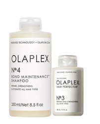 Zestaw Olaplex No.4 Bond Maintenance Shampoo 250ml, Olaplex No.3 Hair Perfector 100ml Kompleksowa Regeneracja Włosów