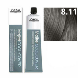 L'oreal Majirel Cool Cover Do Włosów 8.11 Jasny Blond Popielaty Głeboki. Chłodne Odcienie 50ml