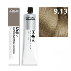L'oreal Majirel Farba Do Włosów Permanentna 9.13 Bardzo Jasny Blond Popielato-Złocisty 50ml