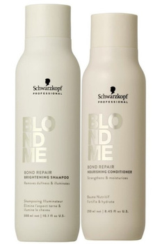 Zestaw Schwarzkopf BlondMe Bond Repair – Szampon + Odżywka (300 ml + 250 ml)