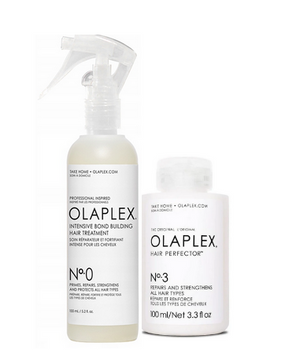 Zestaw Olaplex No.0 Intensive Bond Builder 155ml, Olaplex No.3 Hair Perfector 100ml - Intensywna Kuracja Regeneracyjna