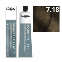 L'oreal Majirel Cool Cover Do Włosów 7.18 Blond Popielaty Metaliczny 50ml