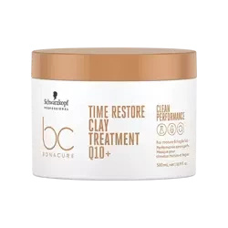 Schwarzkopf Bc Time Restore Clay Wzmacniająca Maska Do Włosów Dojrzałych 500ml