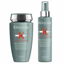 Kérastase Genesis Homme Zestaw zwiększający grubość włosów dla mężczyzn szampon 250ml + spray 150ml