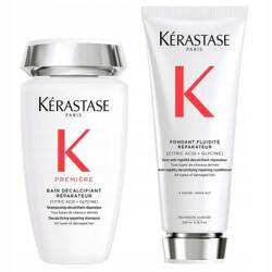 Kérastase Première Regenerujący zestaw do włosów zniszczonych: szampon + odżywka