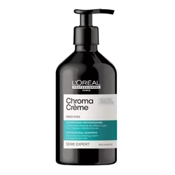 L'Oréal Professionnel Chroma Creme Matte Green | Szampon odświeżający kolor do włosów ciemnobrązowych i czarnych - zielony 500ml