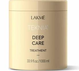 Lakme Teknia Deep Care Treatment | Maska Regenerująca Do Włosów Suchych I Zniszczonych 1000 ml