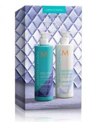 Moroccanoil Color Care Blonde Fioletowy Szampon i Odżywka Blonde Perfecting w Duo Packu (2x500 ml)