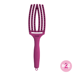 Szczotka Olivia Garden Fingerbrush Medium Combo Bright Pink Do Rozczesywania Włosów 