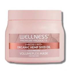 Wellness Premium Products Hemp Seed Oil VolumePlex Maska Dodająca Objętości i Nawilżająca Do Włosów Cienkich 500ml