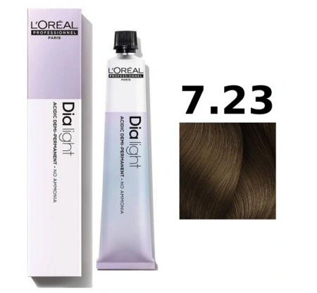 L'Oreal Dia Light Farba Do Włosów Półtrwała 7.23 50 ml
