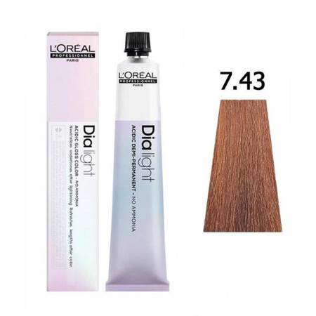 L'Oreal Dia Light Farba Do Włosów Półtrwała 7.43 50 ml