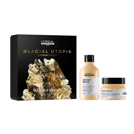 L'Oréal Professionnel Zestaw Absolut Repair Glacial Utopia szampon 300ml, maska 250ml