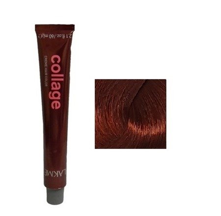 Lakme Collage Farba Do Włosów Trwale Kryjąca 6/45 Mahogany Copper Dark Blonde 60 ml