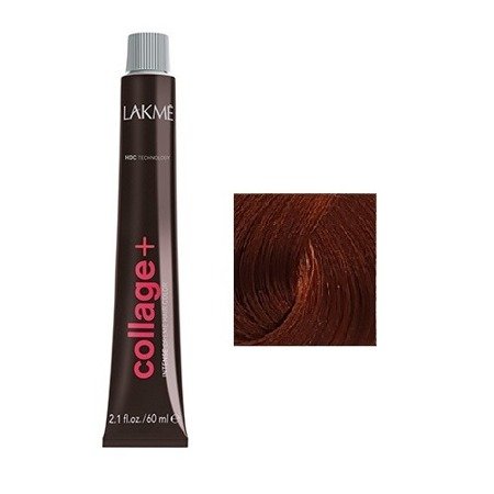 Lakme Collage+ Farba Do Włosów Trwale Kryjąca 7/45+ Intense Mahogany Copper Medium Blonde 120 Ml