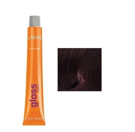 Lakme Gloss Farba Do Włosów Do Koloryzacji Ton W Ton 5/52 Violet Mahogany Light Brown 60ml