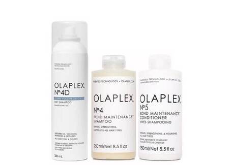 Zestaw Olaplex No.4  Szampon, No.5 odżywka 250ml , No.4D 250ml  suchy szampon 250ml